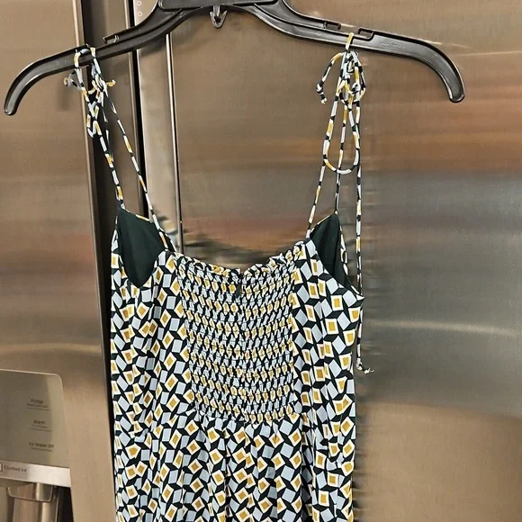 💕REFORMATION💕 Juliette Dress ~ Mosaic Multi-Color Geometric Print 4 NWOT